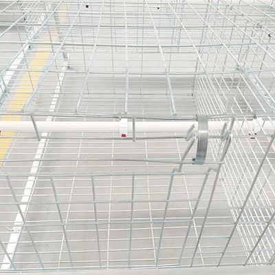 Sangkar Ayam Broiler Waterproof 380V Hot Permukaan Galvanis 20 - 25 Tahun Garansi