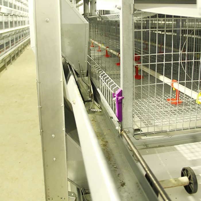 Hot Galvanized Wire Cage Bayi Ternak 264 Burung Kapasitas Perak Warna Putih